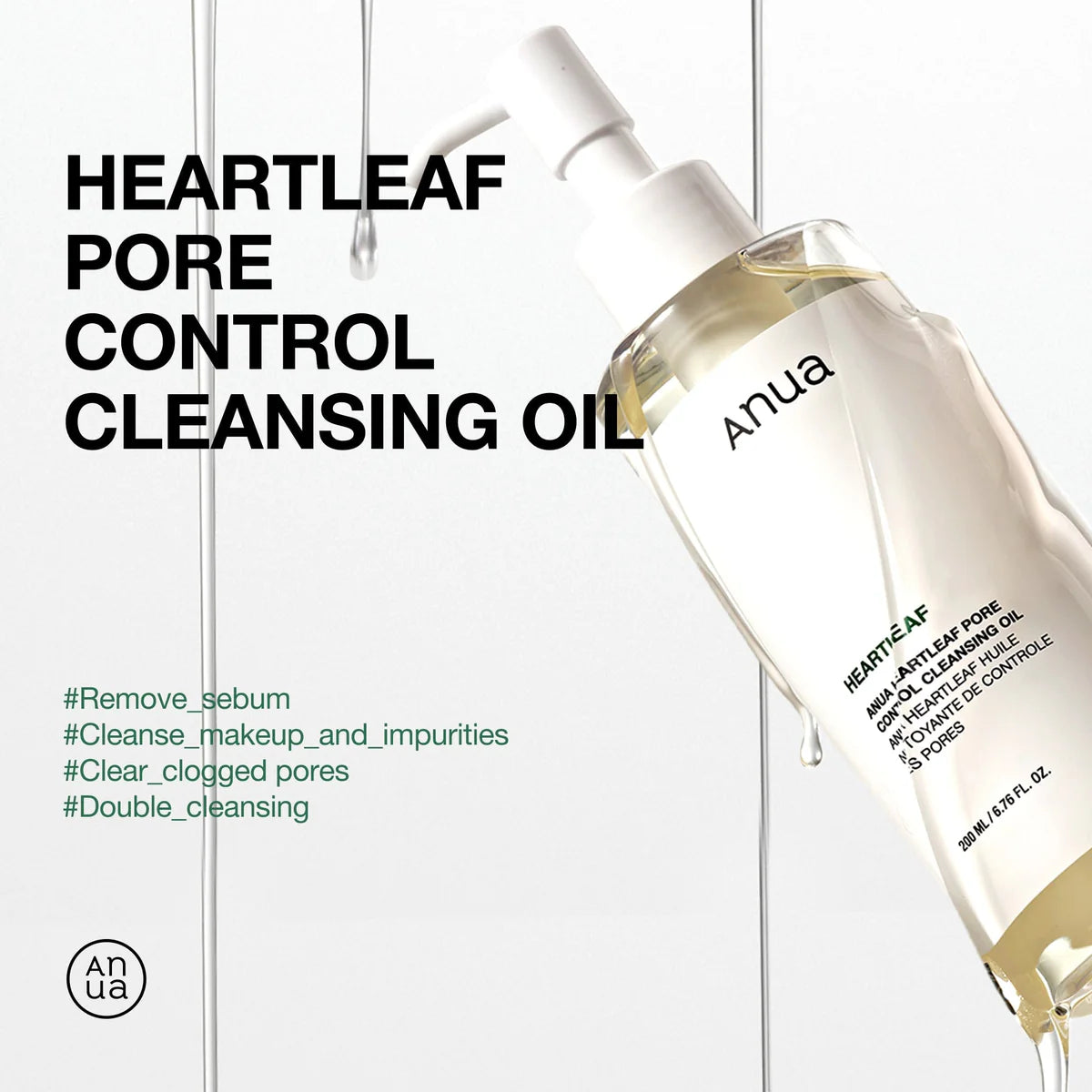 ANUA - DOUBLE CLEANSING DUO SET (200ML + 150ML) - KIT DOUBLE NETTOYAGE