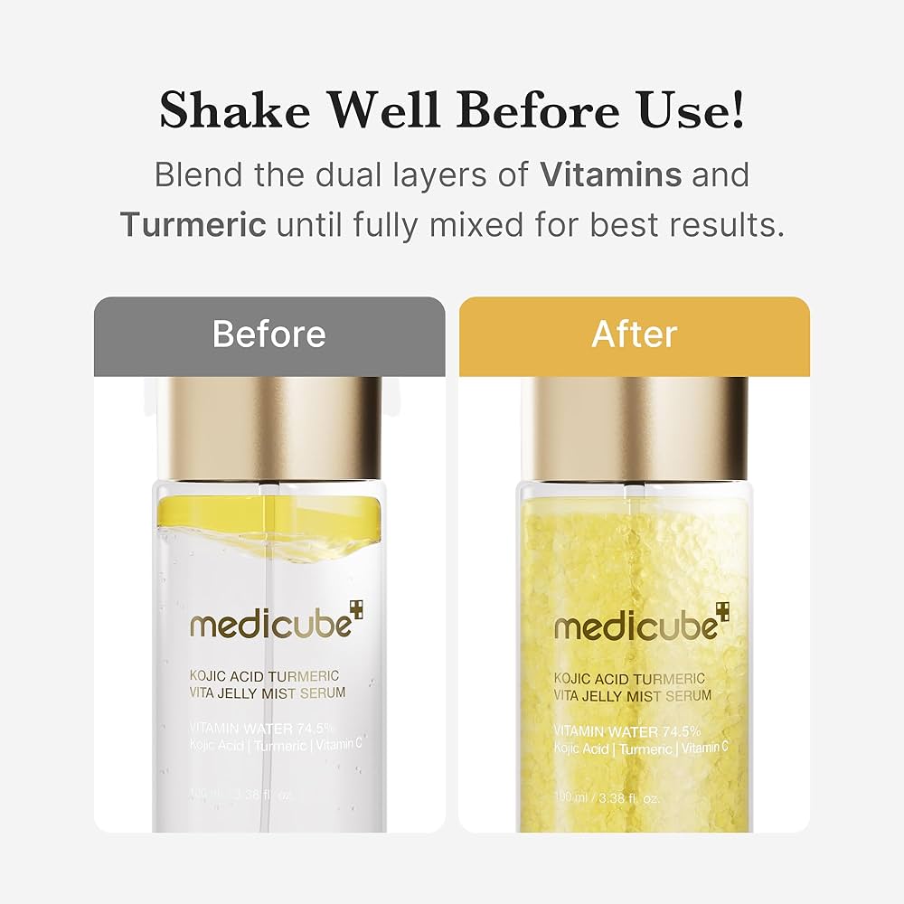 MEDICUBE KOJIC ACID TERMERIC VITA JELLY MIST SERUM 100ML