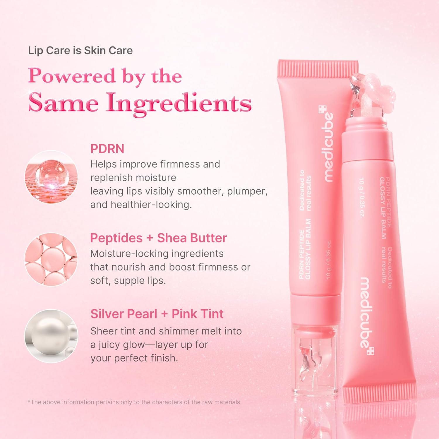 MEDICUBE PDRN PEPTIDE GLOSSY LIP BALM 10G