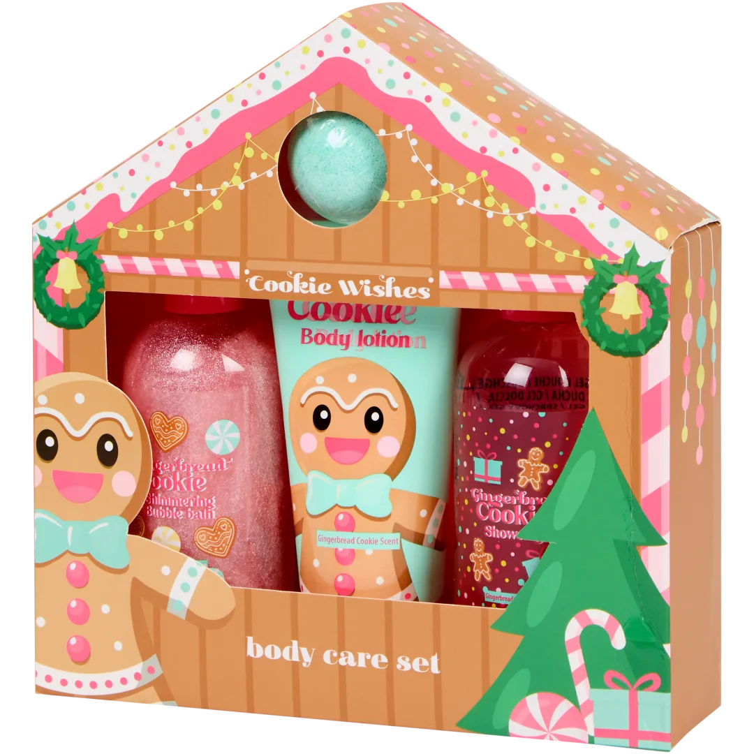 COFFRET CADEAU BONHOMME EN PAIN D’EPICES 4 PIECES