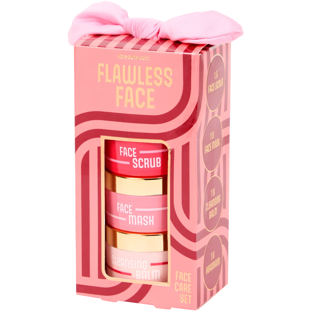 COFFRET CADEAU SOIN DU VISAGE THE BEAUTY DEPT BAUME / GOMMAGE / MASQUE