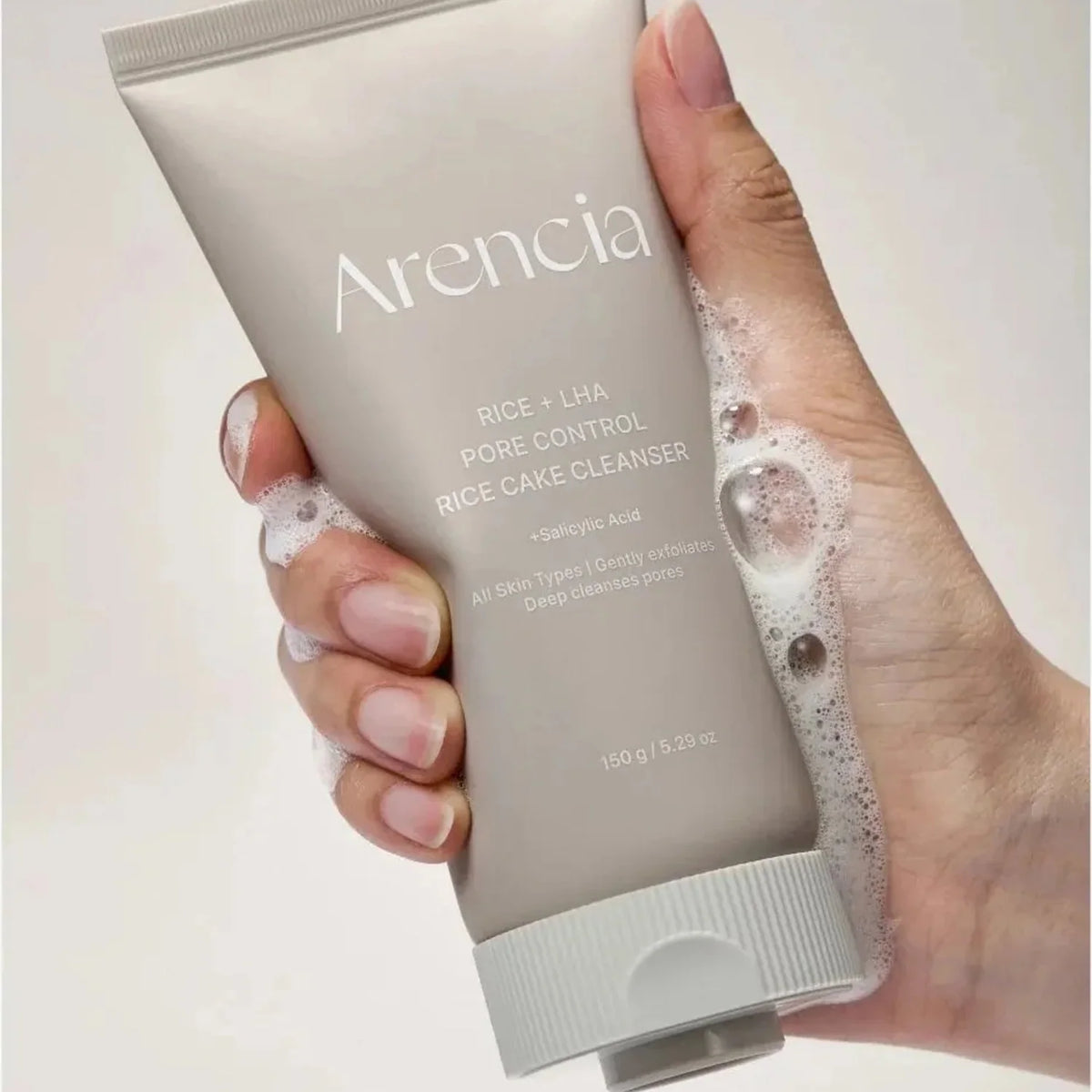 ARENCIA RICE +LHA PORE CONTROL RICE CAKE CLEANSER 150G