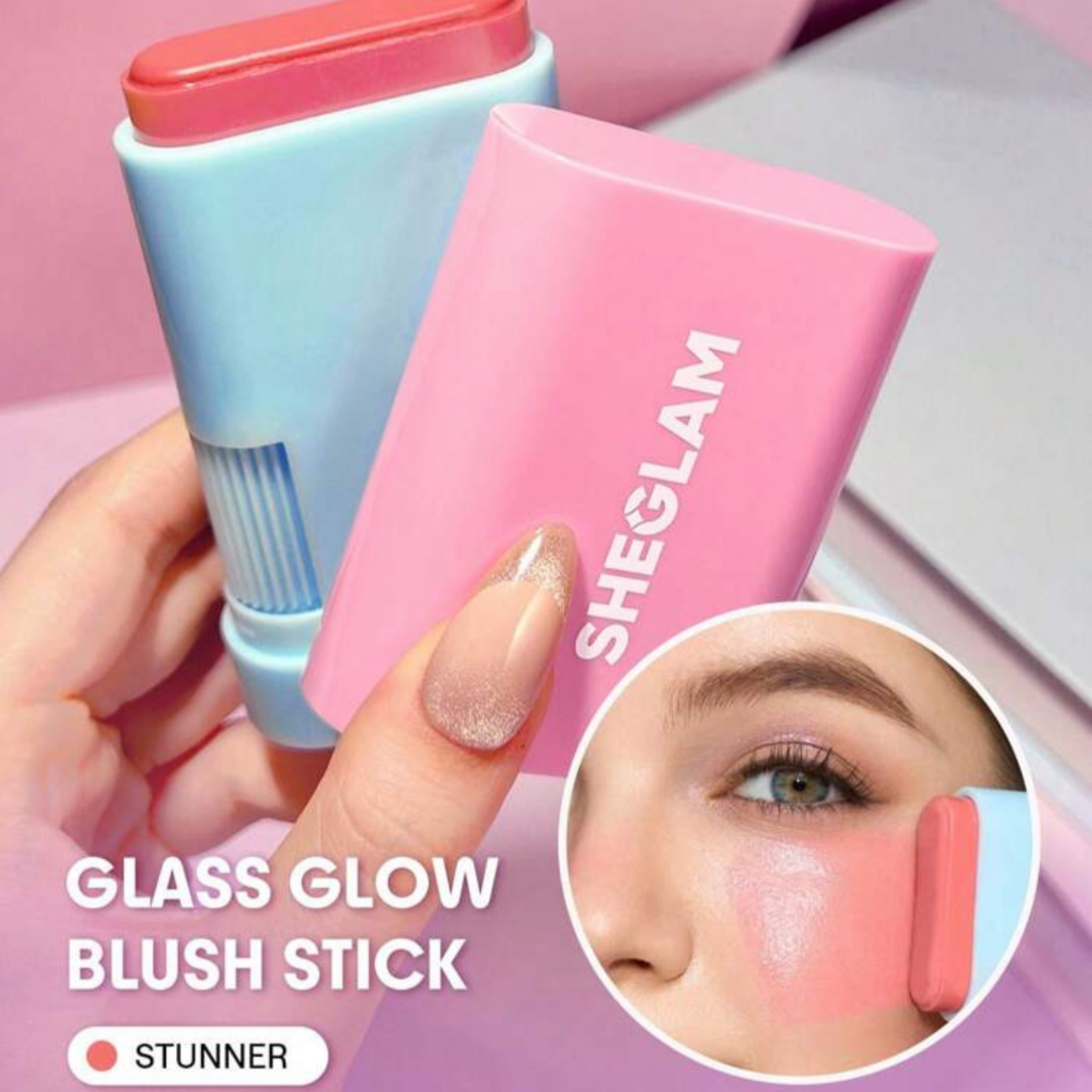 SHEGLAM BATON DE BLUSH GLASS GLOW STUNNER