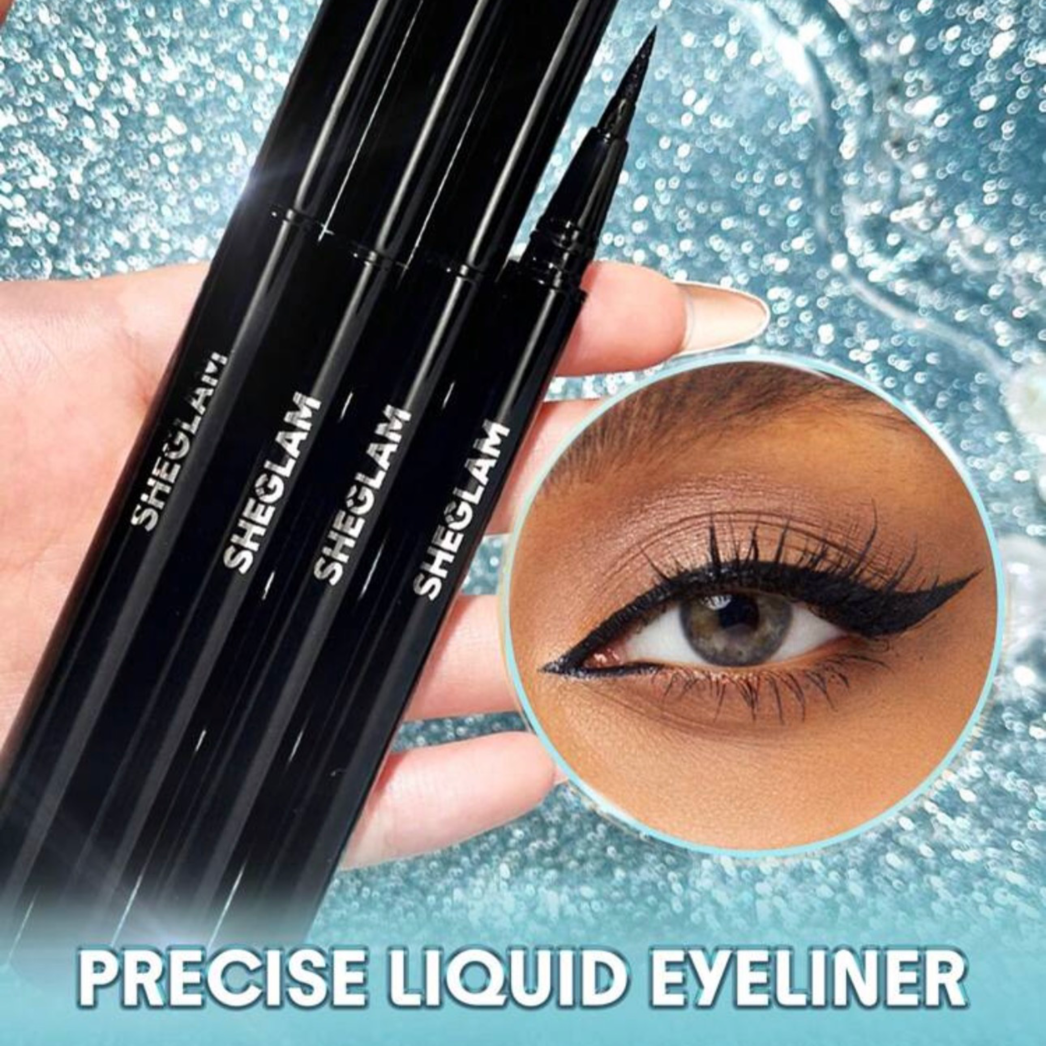 SHEGLAM EYELINER LIQUIDE WATERPROOF ULTRA NOIR