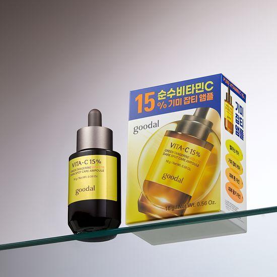 GOODAL GREEN TANGERINE VITA C 15% DARK SPOT CARE AMPOULE 16G