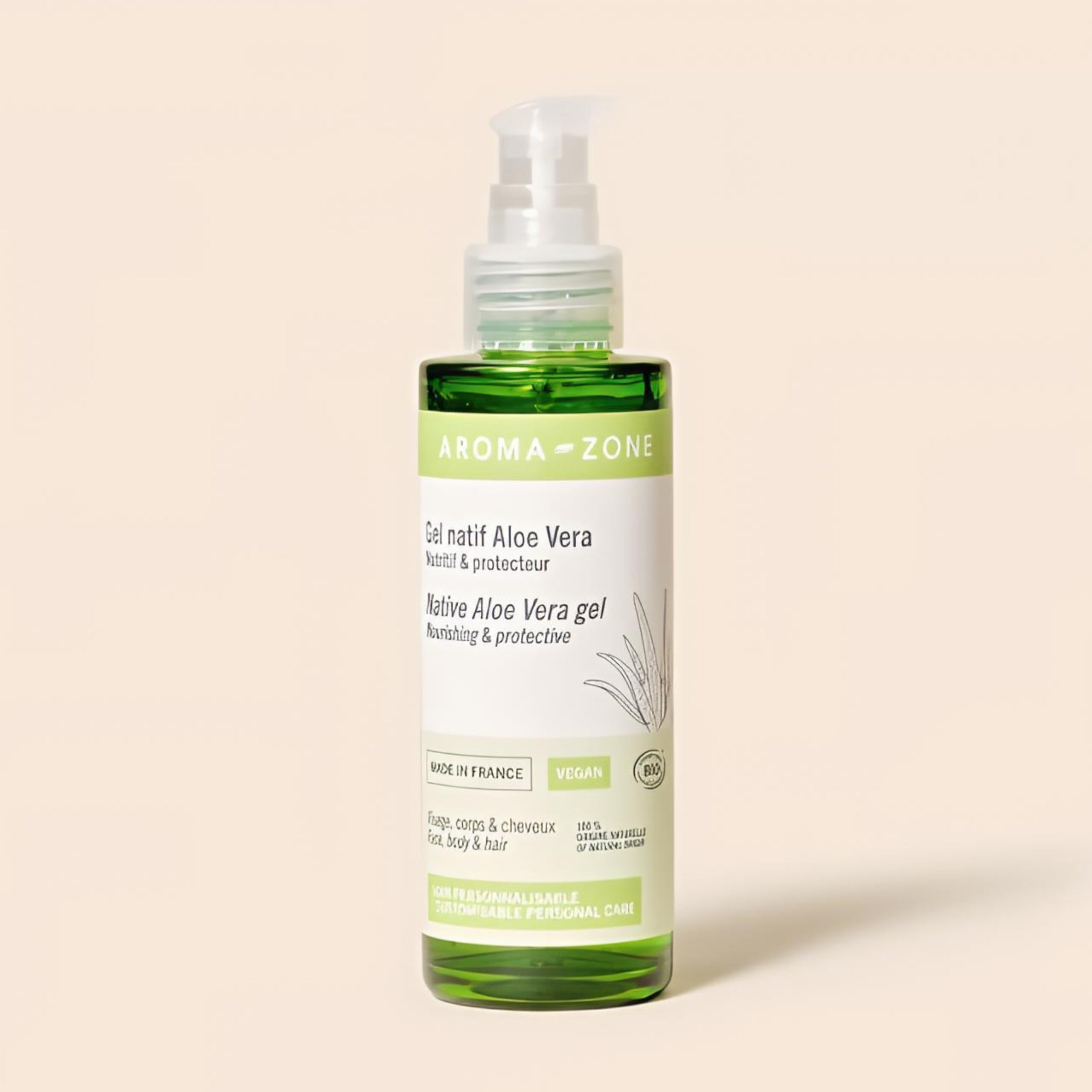 AROMA ZONE GEL NATIF ALOE VERA NUTRITIF ET PROTECTEUR 100 ML
