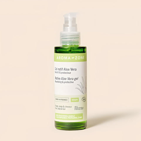 aloe vera gel aroma zone AROMA ZONE GEL NATIF ALOE VERA NUTRITIF ET PROTECTEUR 100 ML