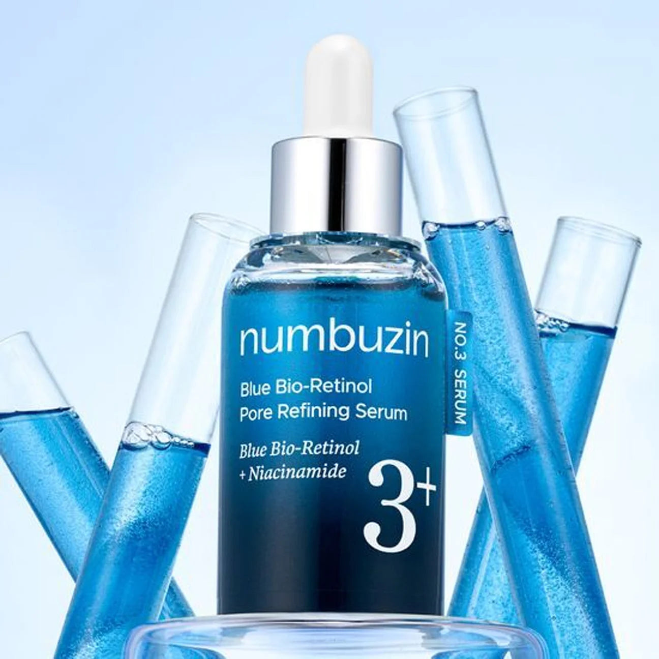 NUMBUZIN 3+ BLUE BIO RETINOL PORE REFINING SERUM + NIACINAMIDE 30 ML