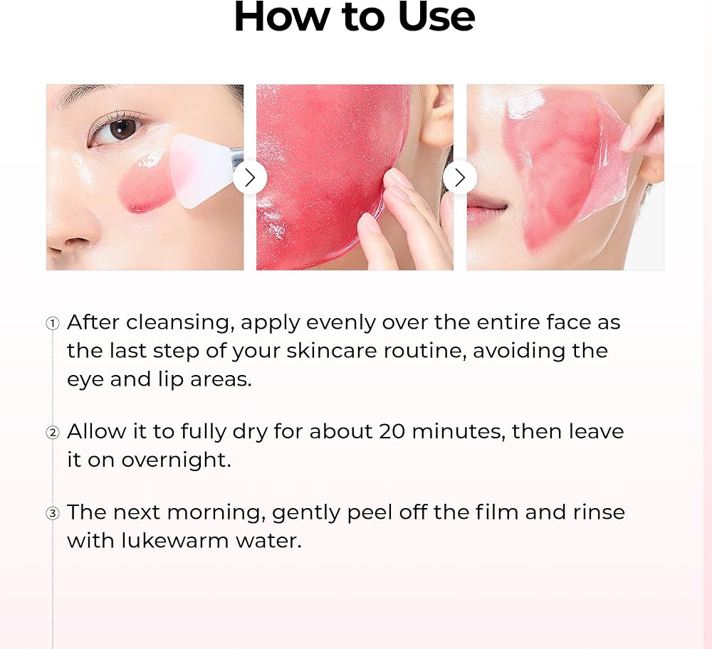 DR.MELAXIN TX- ASTAXANTHIN OVERNIGHT WRAPPING MASK 3x 80ML