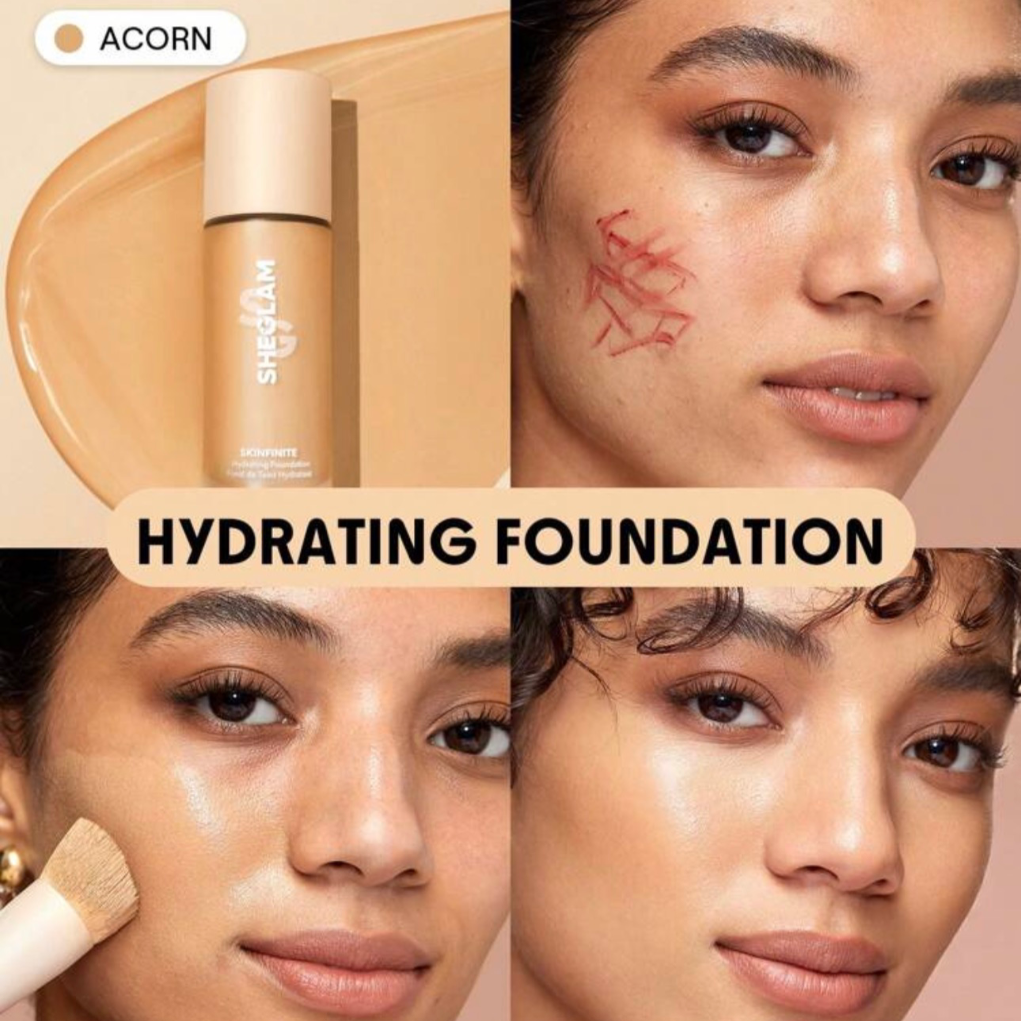 SHEGLAM FOND DE TEINT HYDRATANT SKINFINITE ( ACORN )