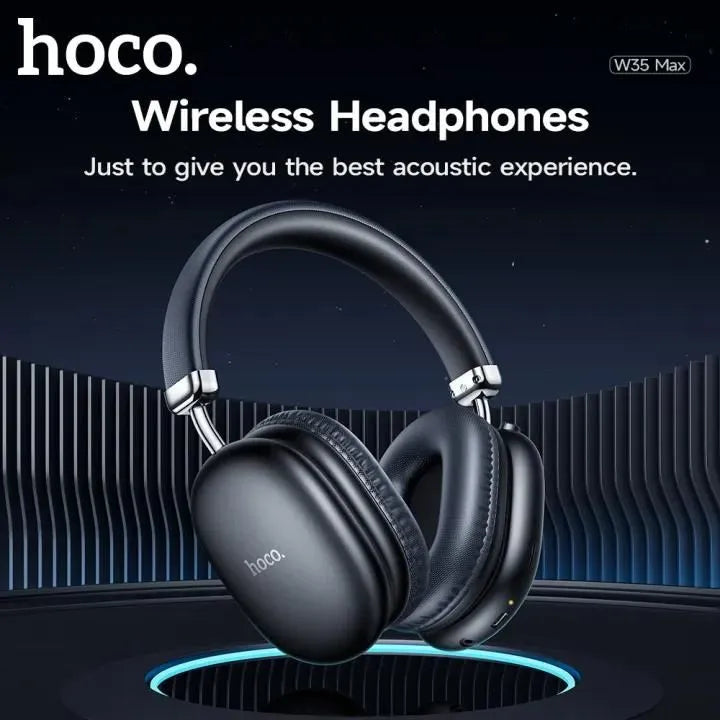 HOCO CASQUE BLUETOOTH W35 MAX 90H (NOIR)