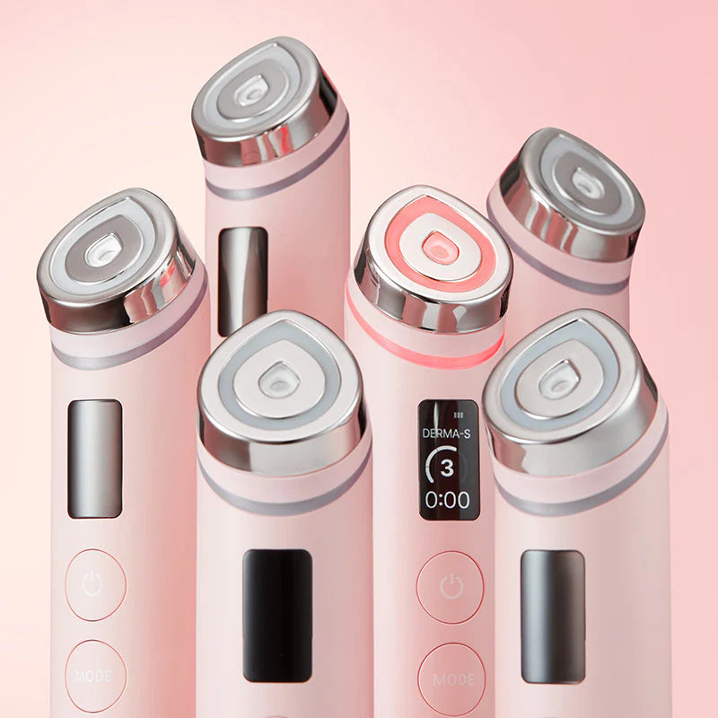 MEDICUBE AGE-R BOOSTER PRO PINK 6-IN-1 REAL GLASS GLOW BEAUTY MASSAGER
