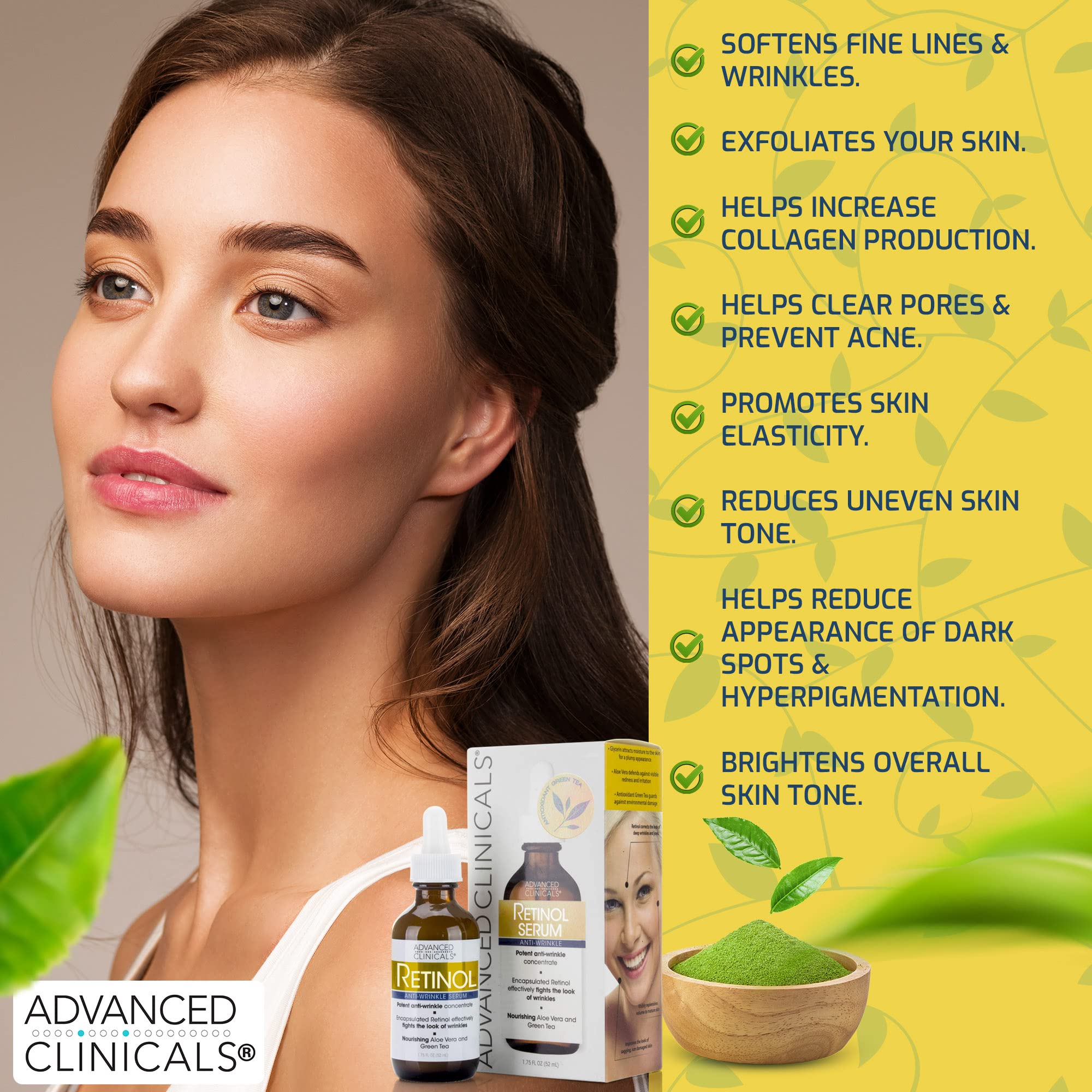 ADVANCED CLINICALS RETINOL SERUM 52 ML