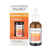 BALANCE ACTIVE FORMULA VITAMIN C 12% SUPERSHOT ADVANCED BRIGHTENING SERUM 30ML