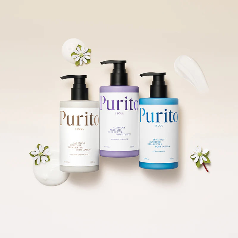PURITO SEOUL LUMINOUS MOISTURE SHEA BUTTER BODY LOTION 300ML