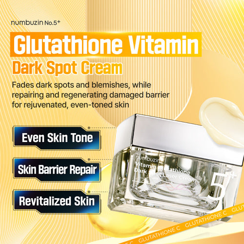 NUMBUZIN NO 5 VITAMIN GLUTATHIONE DARK SPOT LASER CREAM 50ML