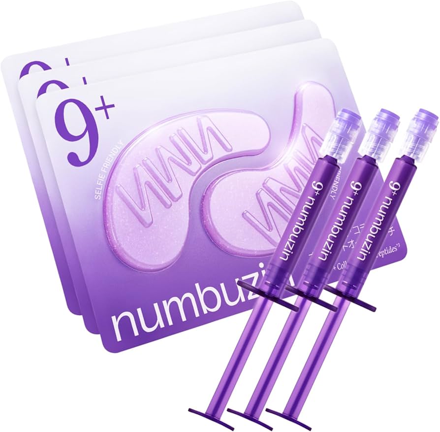 NUMBUZIN 9+ 3 DAYS EYE CARE KIT ( 3 EYE PATCHES | 3 RETINOL EYE CREAM )