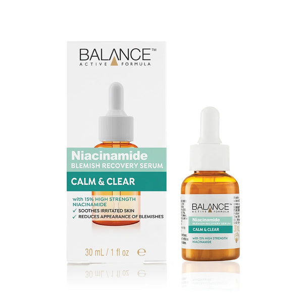 BALANCE ACTIVE FORMULA NIACINAMIDE BLEMISH RECOVERY SERUM 30ML