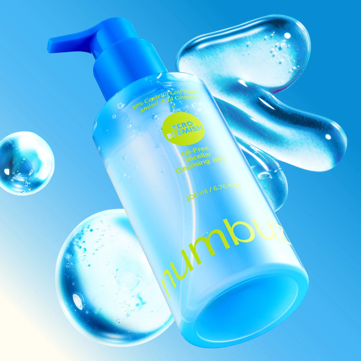 NUMBUZIN ZERO BLEMISH OIL-FREE MICELLAR CLEANSING JELLY 200 ML