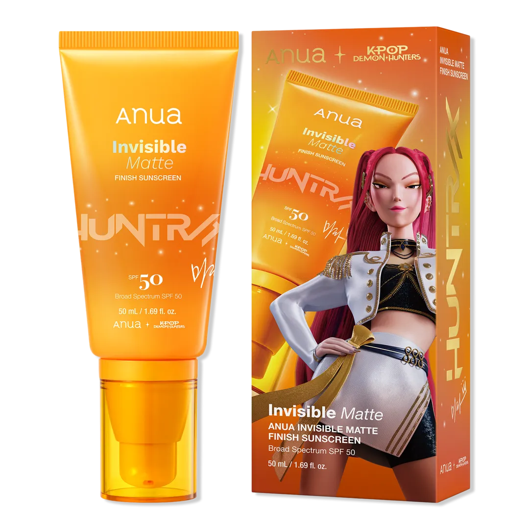 ANUA × KPOP DEMON HUNTERS INVISIBLE MATTE FINISH SUNSCREEN 50ML