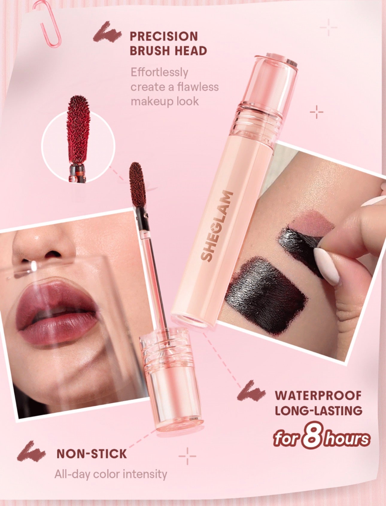 SHEGLAM ENCRE A LÈVRES FALL IN LINE PEEL OFF LIP LINER ( MAUVELOUS )