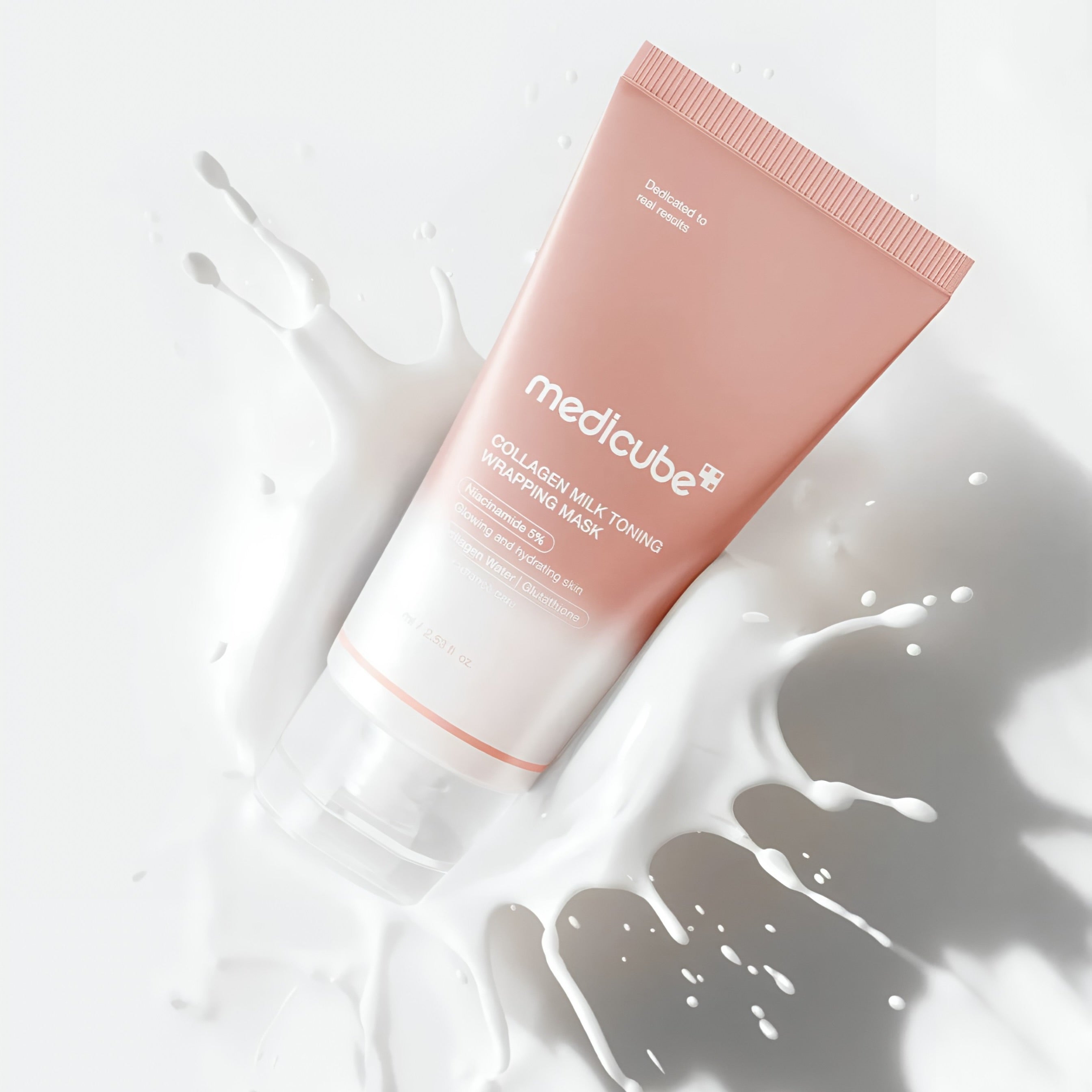 MEDICUBE COLLAGEN MILK TONING WRAPPING MASK ( NIACINAMIDE 5%) 75ML