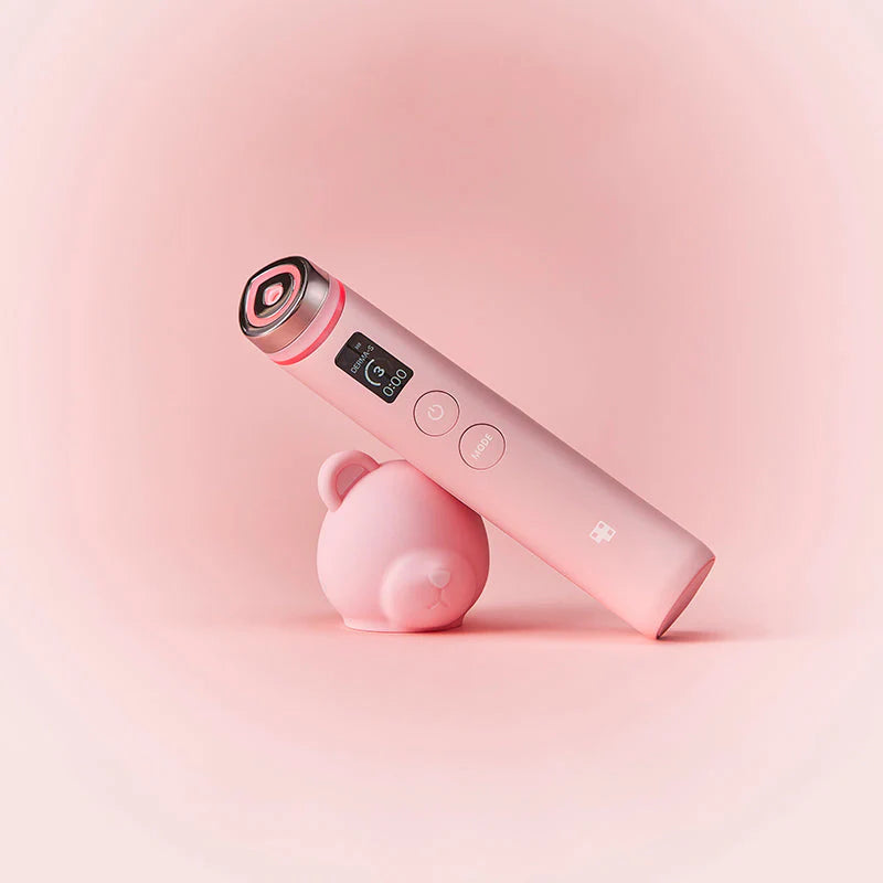 MEDICUBE AGE-R BOOSTER PRO PINK 6-IN-1 REAL GLASS GLOW BEAUTY MASSAGER