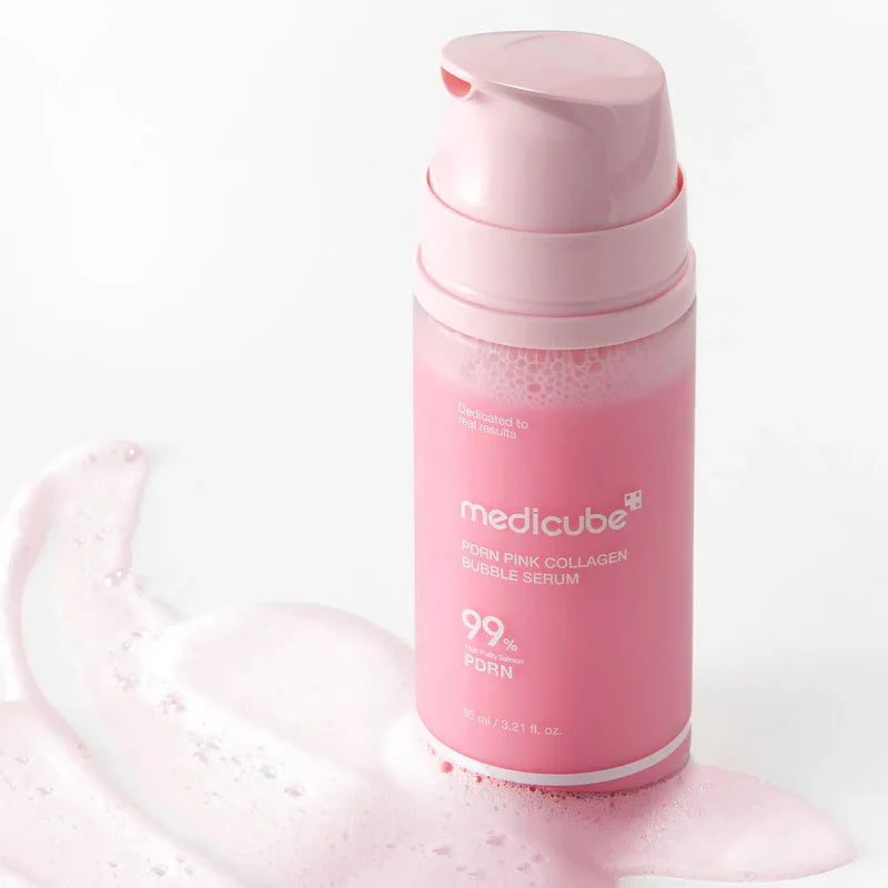 MEDICUBE PINK PDRN COLLAGEN BUBBLE SERUM 95 ML