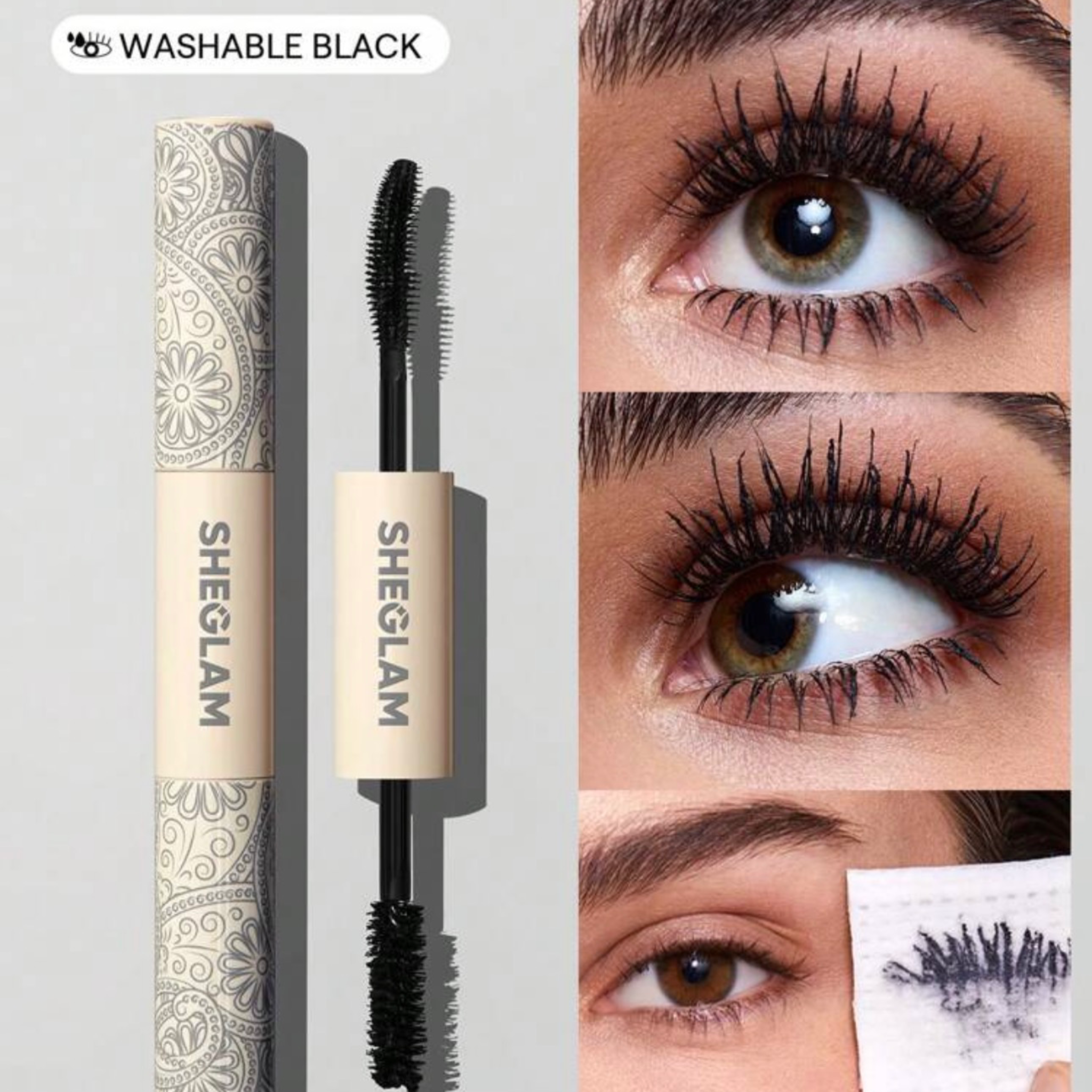 SHEGLAM MASCARA ALL IN ONE VOLIME ET LONGUEUR ULTRA BLACK