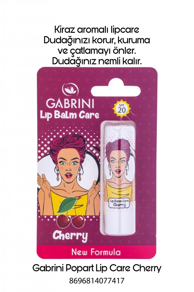 GABRINI POPART LIPCARE CHERRY