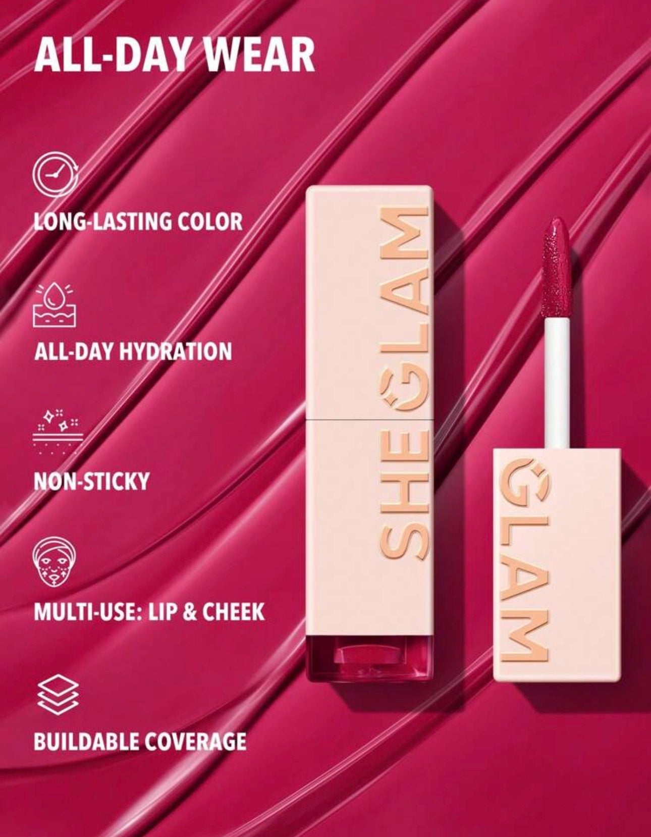 SHEGLAM TAKE A HINT LONG LASTING LIP TINT OBSESSED