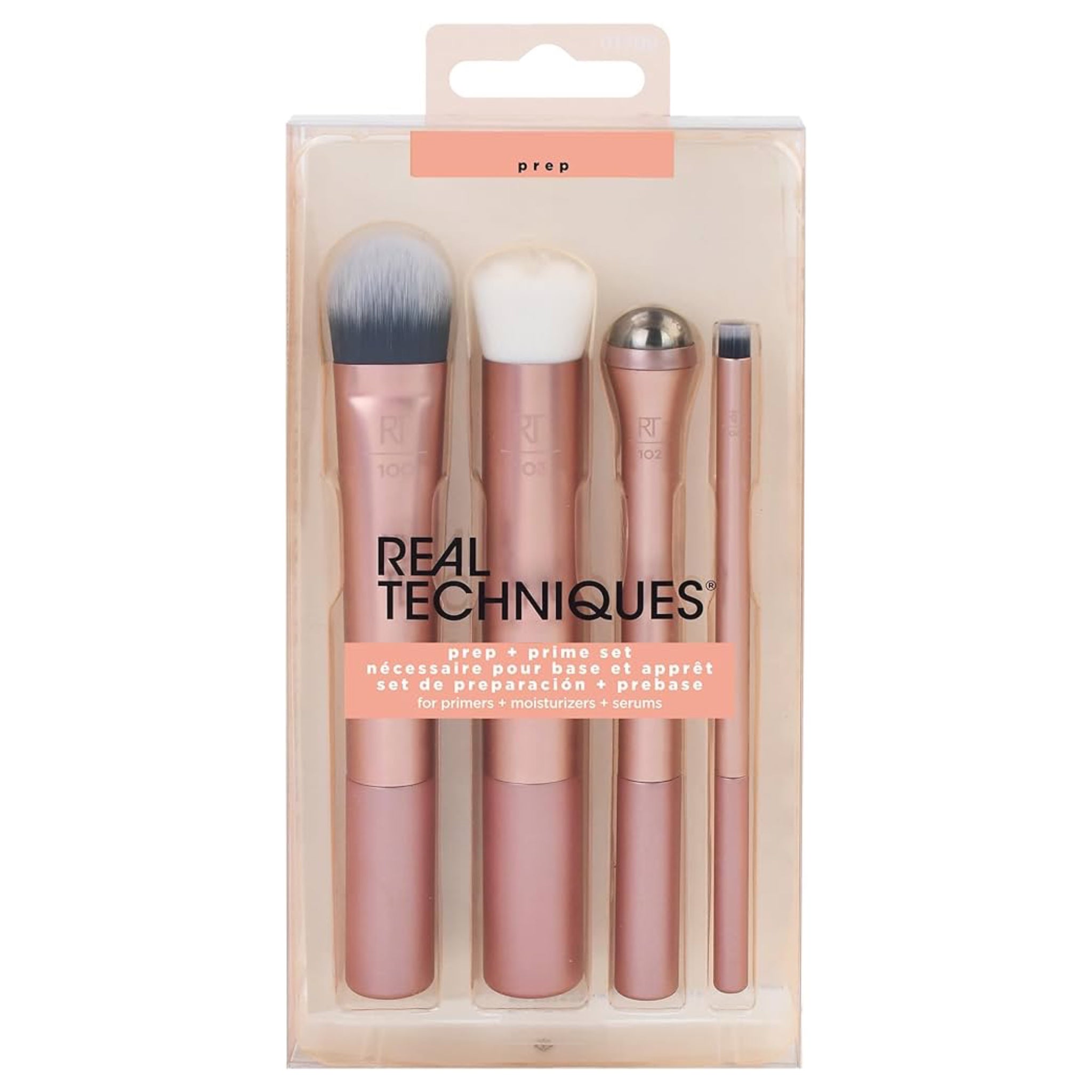 REAL TECHNIQUES PREP AND PRIME MAKEUP BRUSH SET