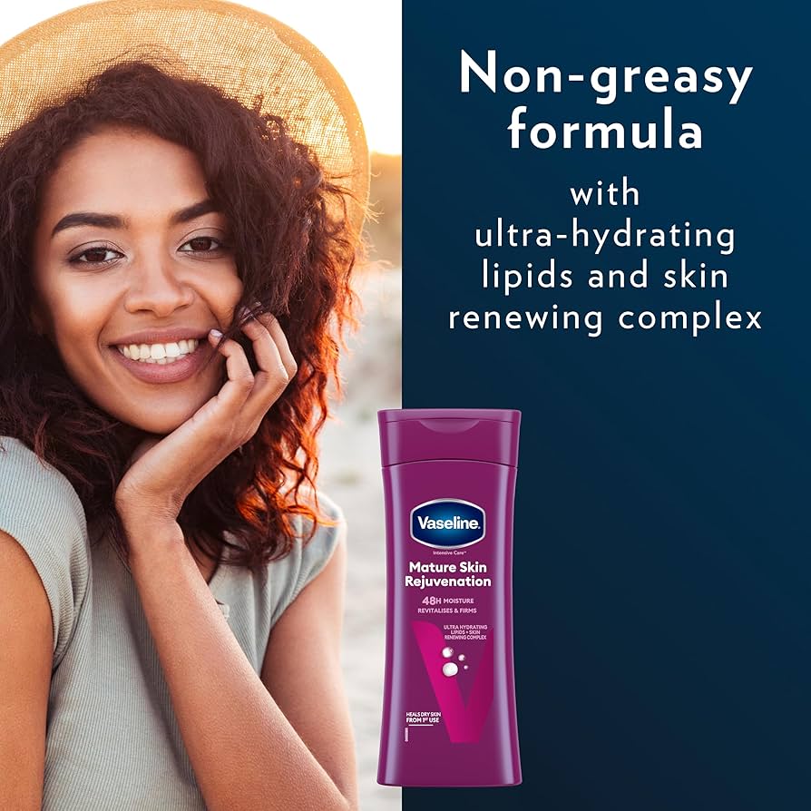 VASELINE MATURE SKIN REJUVENTATION 48H MOISTURE 400ML