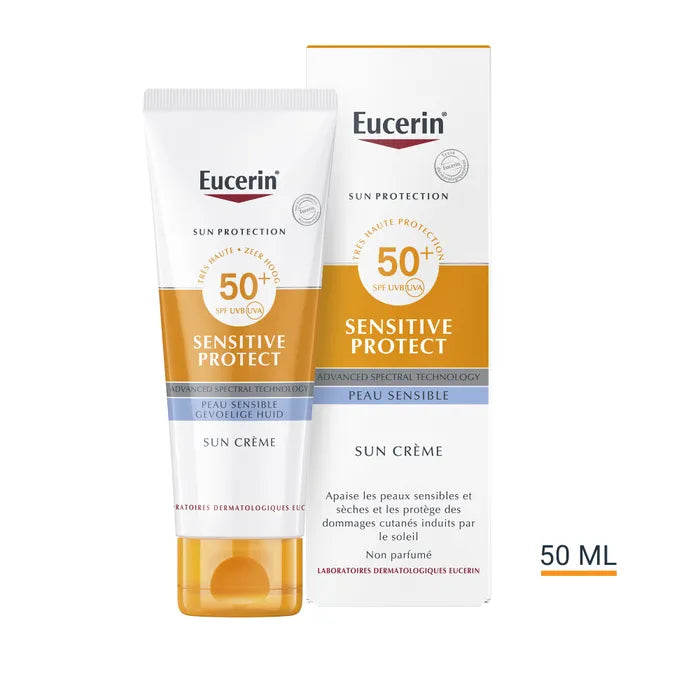 EUCERIN SUN PROTECTION SENSITIVE PROTECT CRÈME SPF 50+ - 50ML
