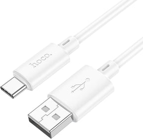 CÂBLE DE DONNÉES DE CHARGE GRATIFIÉE HOCO X88 TYPE-C - USB (BLANC)