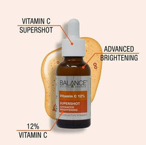 BALANCE ACTIVE FORMULA VITAMIN C 12% SUPERSHOT ADVANCED BRIGHTENING SERUM 30ML