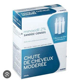 MINOXIDIL 2% SANDOZ ANTI CHUTE FLACONS DE 1 X 60ML PULVERISATEURS