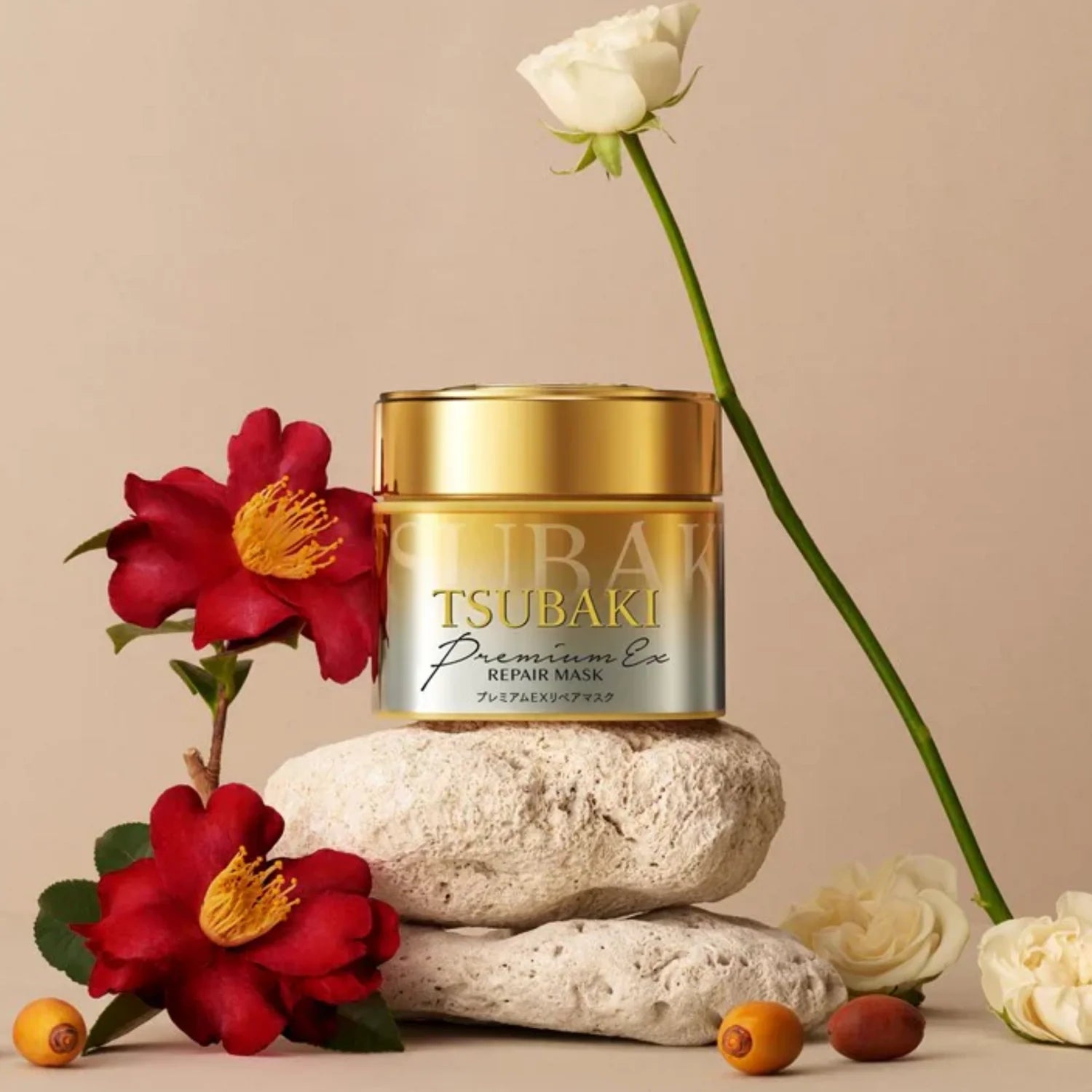 SHISEIDO TSUBAKI PREMIUM MASQUE CAPILLAIRE RÉPARATEUR 180G