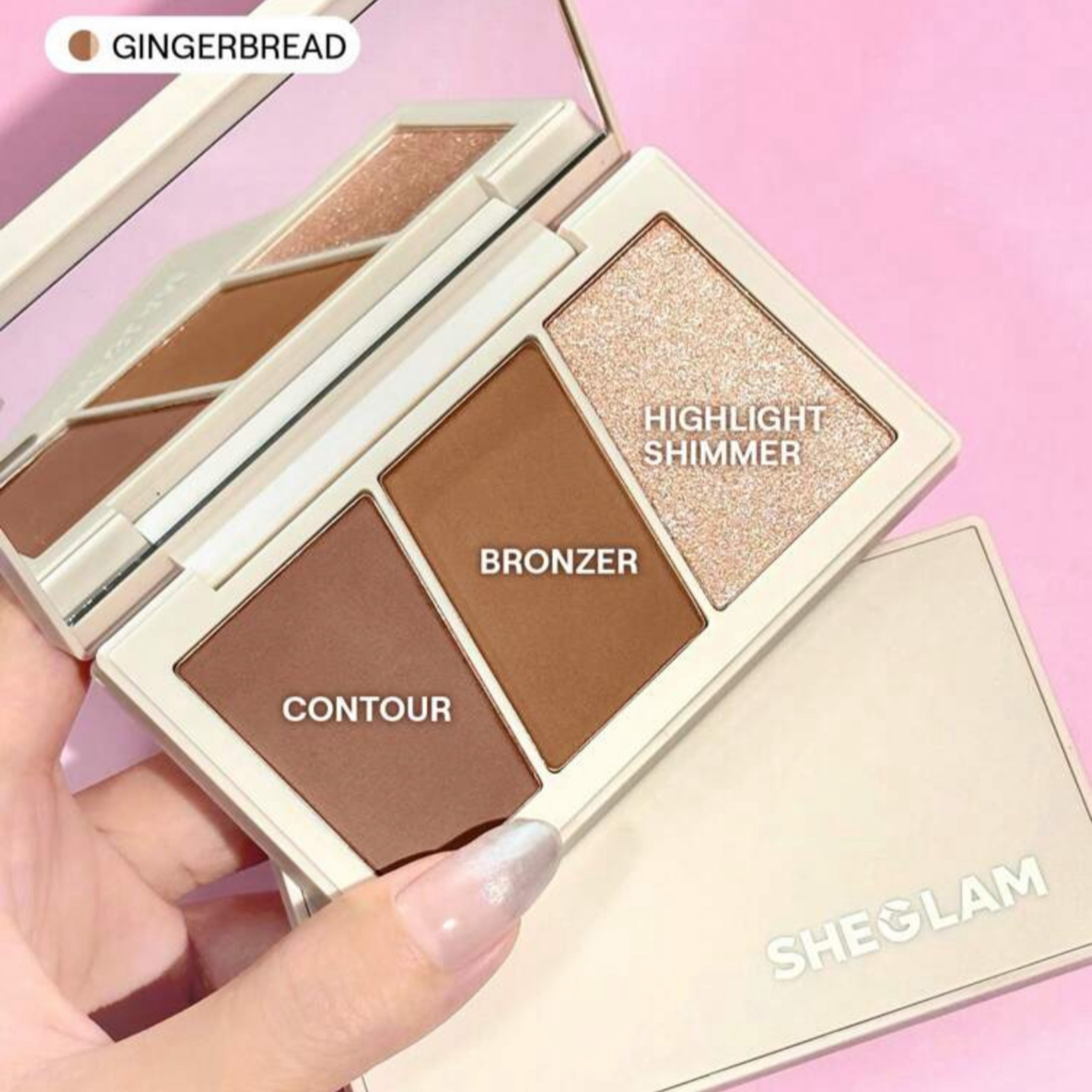 SHEGLAM PALETTE DE VISAGE TRIO HERO GINGERBREAD
