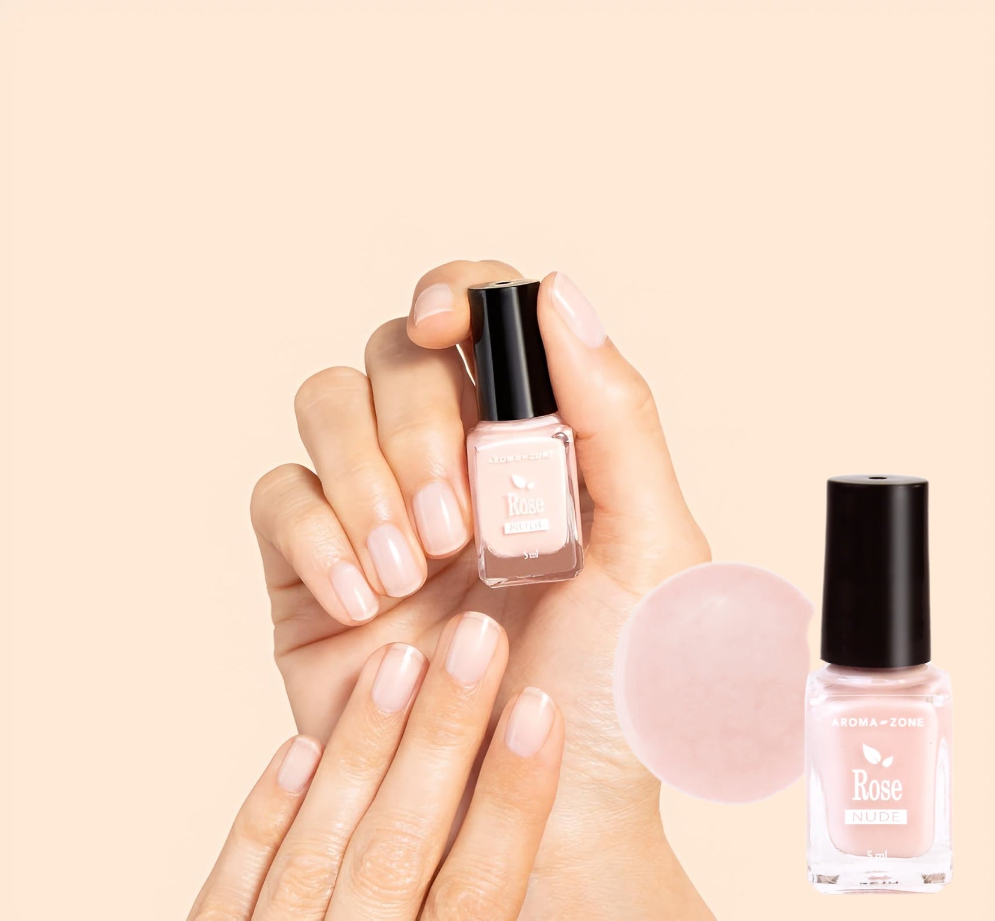 AROMA ZONE VERNIS A ONGLES ROSE NUDE BIO 5ML