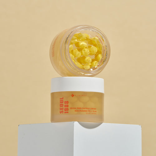 K-SECRET SEOUL 1988 CAPSULE CREAM NIACINAMIDE 5% + YUJA 50 ML