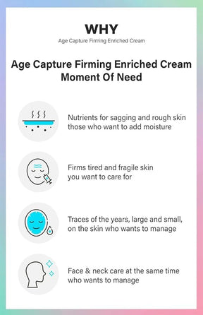 I'M SORRY FOR MY SKIN AGE CAPTURE FIRMING ENRICHED CREAM 50G ( ANTI AGE )