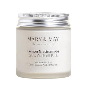 MARY&MAY LEMON NIACINAMIDE GLOW WASH OFF PACK 125G