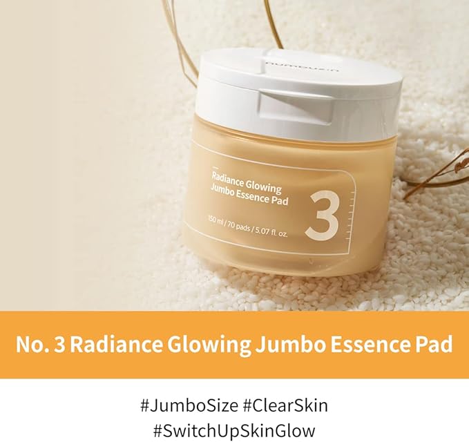 NO.3 RADIANCE GLOWING JUMBO ESSENCE PAD 150ML (70EA)