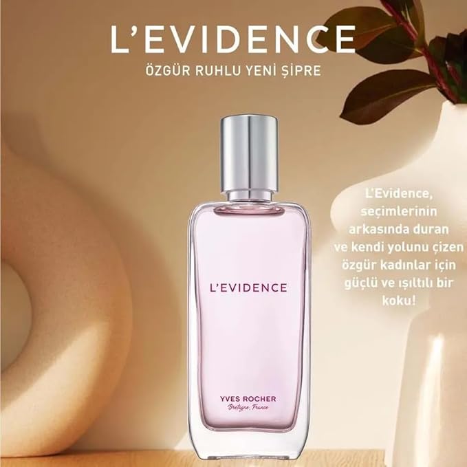 YVES ROCHER L'EVIDENCE - EAU DE PARFUM FEMME ÉLÉGANT ET LONGUE DURÉE - 100 ML