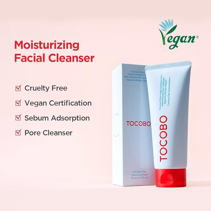 TOCOBO COCONUT CLAY CLEANSING FOAM 150ML