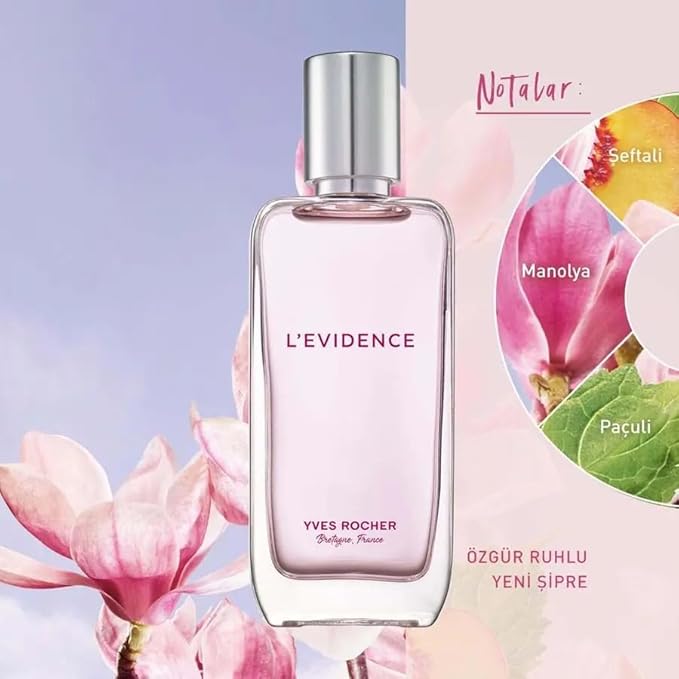 YVES ROCHER L'EVIDENCE - EAU DE PARFUM FEMME ÉLÉGANT ET LONGUE DURÉE - 100 ML