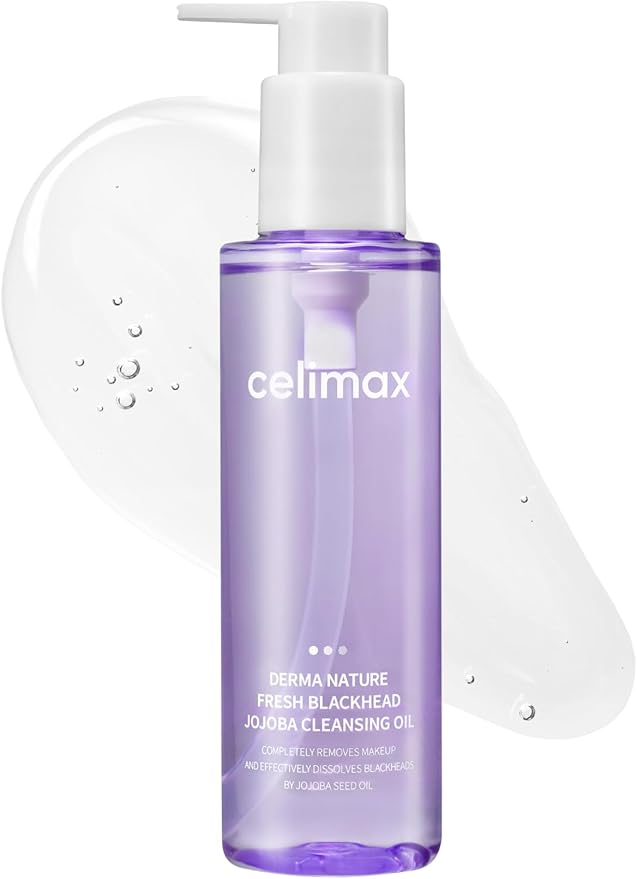 CELIMAX DERMA NATURE FRESH BLACKHEAD JOJOBA CLEANSING OIL 150ML