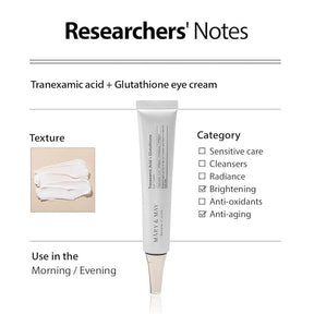 MARY&MAY TRANEXAMIC ACID + GLUTATHIONE EYE CREAM 30ML