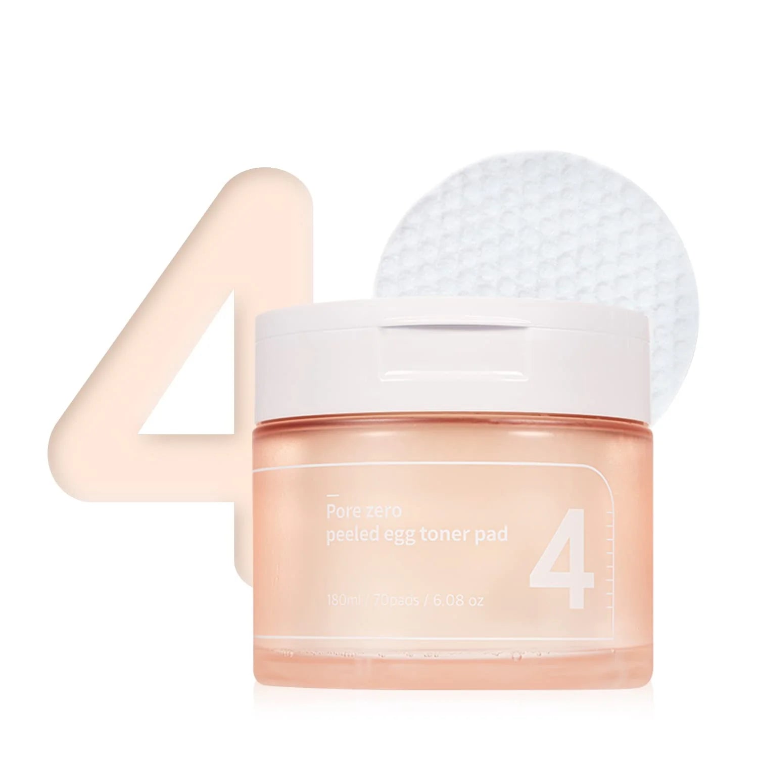 NUMBUZIN NO.4 PORE ZERO PEELED EGG TONER 70 PADS